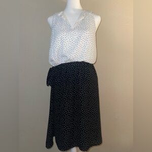 Ann Taylor Loft Polka Dots Dress size 6
